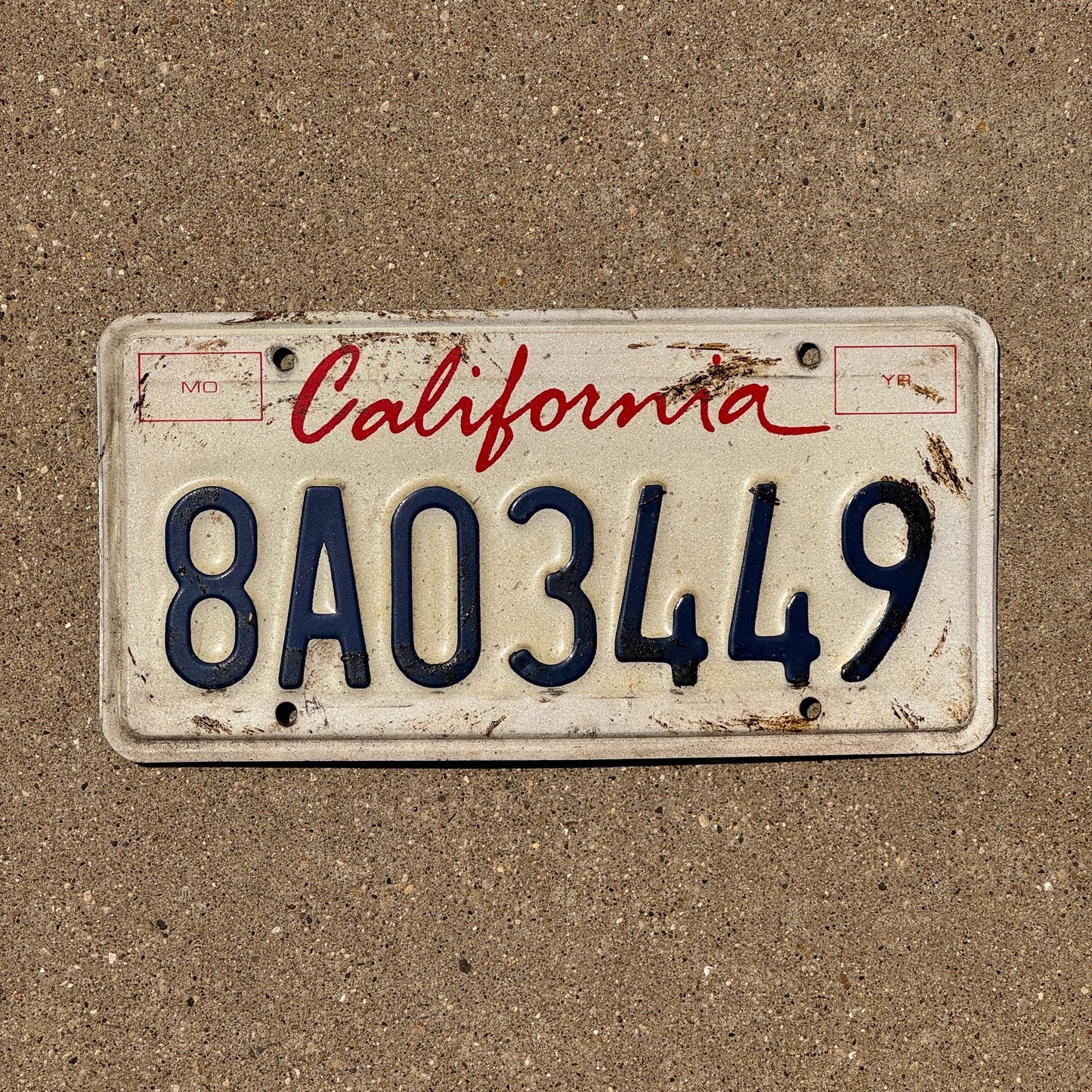 Photo of a 1994 California License Plate Auto Tag Garage Decor Vintage 8A03449