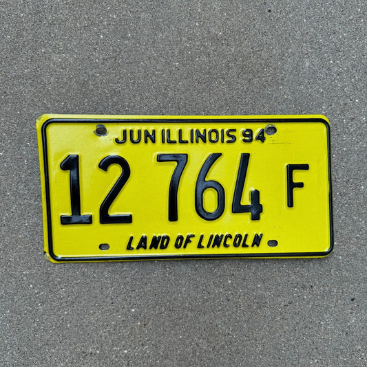 Photo of a 1994 Illinois TRUCK License Plate Auto Tag Garage Decor Vintage License Plate Auto Tag 1 Garage Decor 12764 F