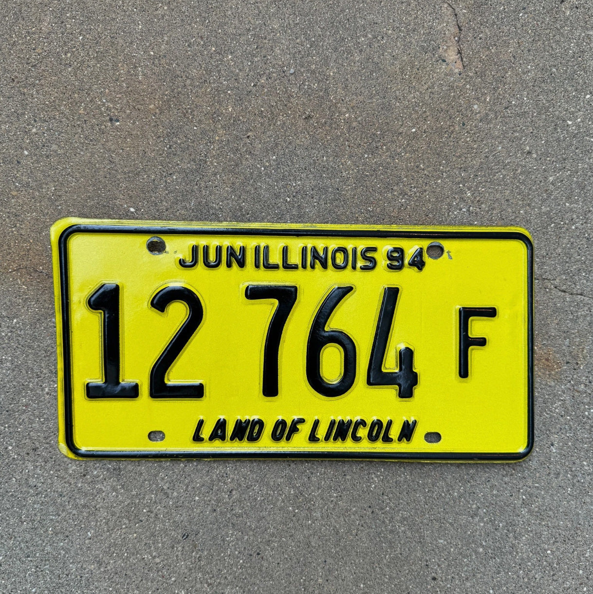 Photo of a 1994 Illinois TRUCK License Plate Auto Tag Garage Decor Vintage License Plate Auto Tag 2 Garage Decor 12764 F