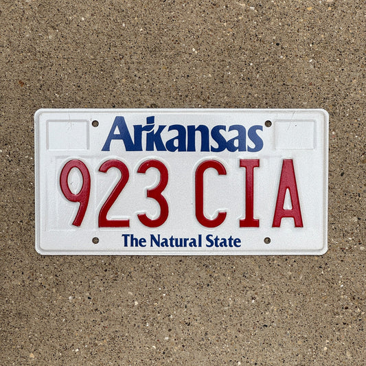Photo of a 1996 Arkansas License Plate Auto Tag Garage Decor Vintage 923 CIA