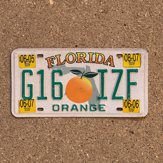 Photo of a 1997 2007 Florida License Plate Auto Tag Garage Decor Vintage G16 1ZF