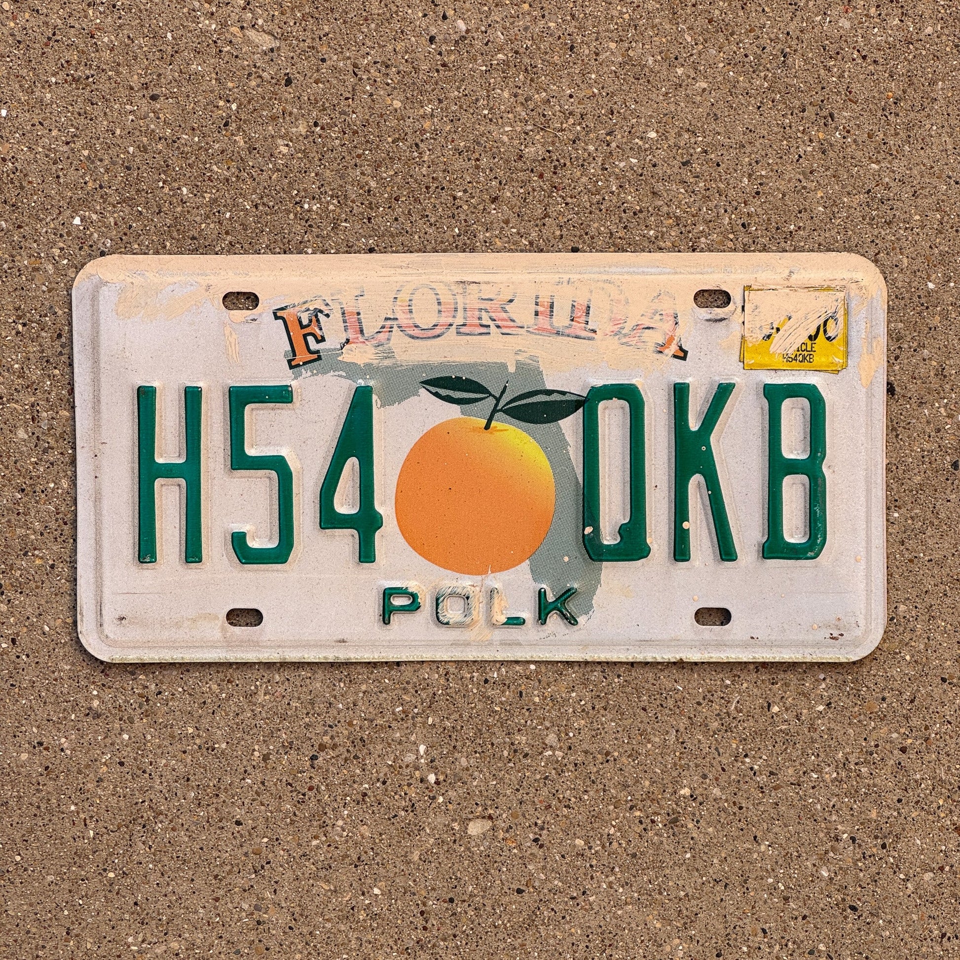 Photo of a 1997 Florida License Plate Auto Tag Garage Decor Vintage H54 QKB