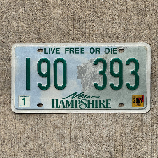 Photo of a 1999 New Hampshire License Plate Auto Tag Garage Decor Vintage 190 393