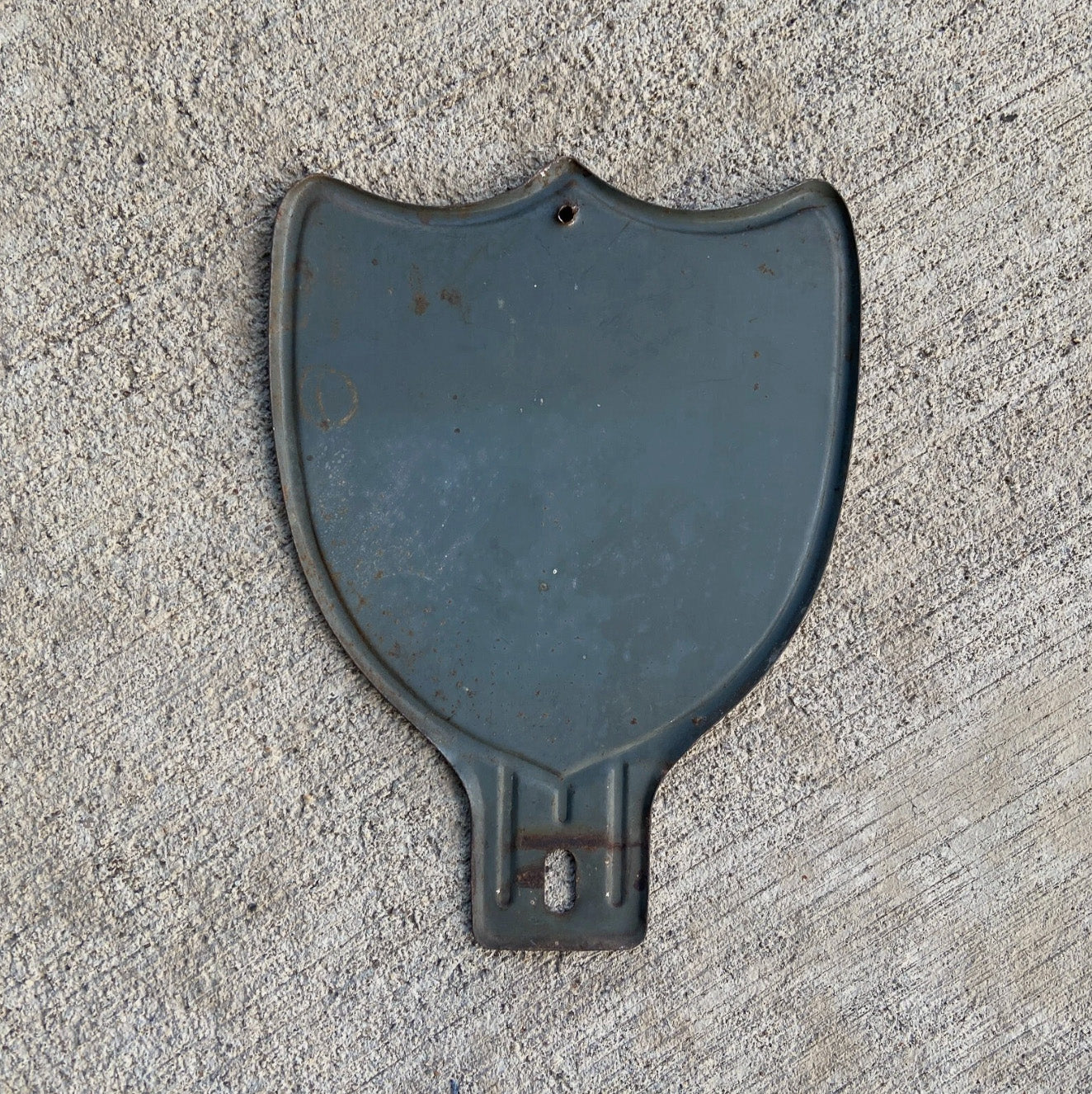 1940 Era Keep US Out of War License Plate Topper Auto Tag USA America American Flag WWII