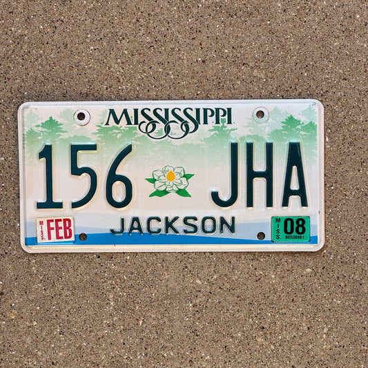 Photo of a 2003 2008 Mississippi License Plate Auto Tag Garage Decor Vintage 156 JHA