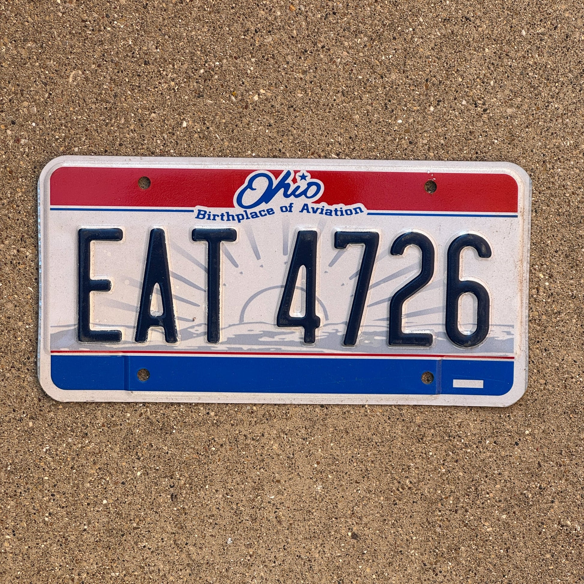 Photo of a 2004 Ohio License Plate Auto Tag Garage Decor Vintage Kitchen Decor EAT 4726