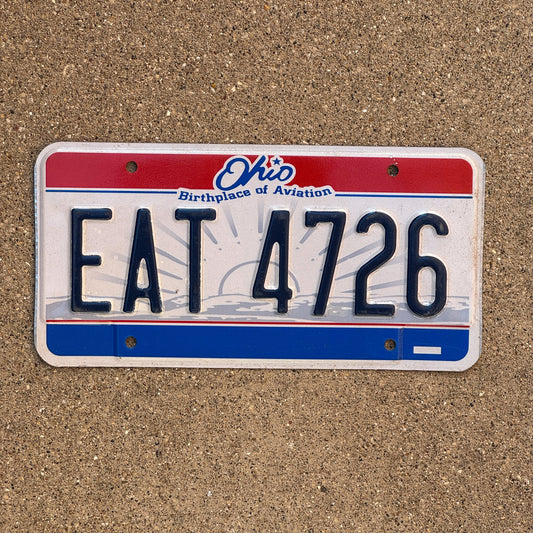 Photo of a 2004 Ohio License Plate Auto Tag Garage Decor Vintage Kitchen Decor EAT 4726