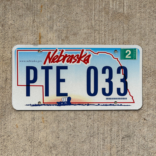 Photo of a 2005 2007 Nebraska License Plate Auto Tag Garage Decor Vintage PTE 033