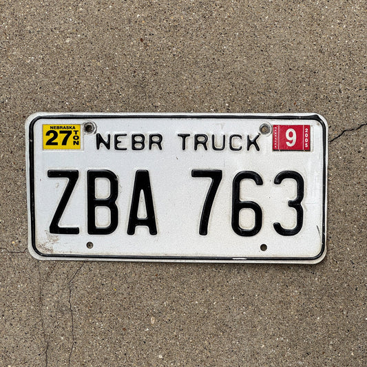 Photo of a 2005 Nebraska Truck License Plate Auto Tag 2 Garage Decor ZBA 763