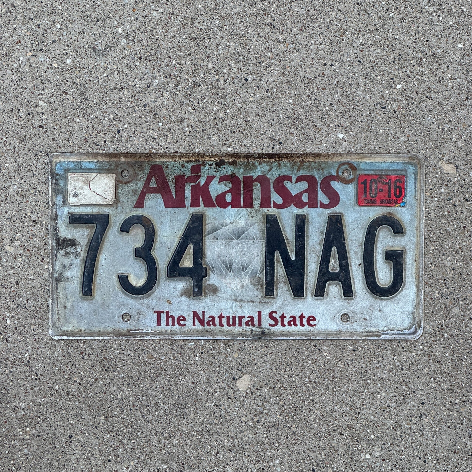 Photo of a 2006 2016 Arkansas License Plate Auto Tag Garage Decor Scold Annoy 734 NAG