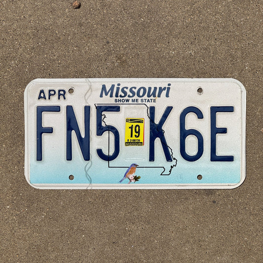 Photo of a 2009 2019 Missouri License Plate Auto Tag Garage Decor Vintage FN5 K6E