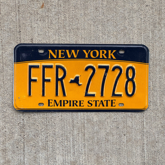 Photo of a 2010 New York License Plate Auto Tag Garage Decor Vintage FFR 2728