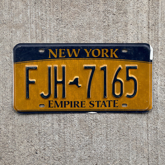 Photo of a 2010 New York License Plate Auto Tag Garage Decor Vintage FJH 7165