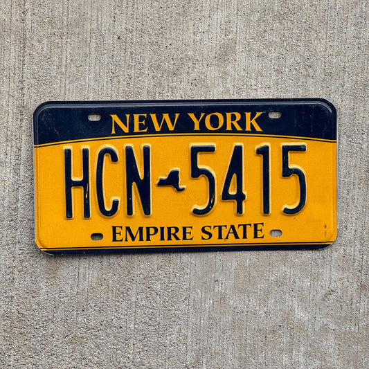 Photo of a 2010 New York License Plate Auto Tag Garage Decor Vintage HCN 5415
