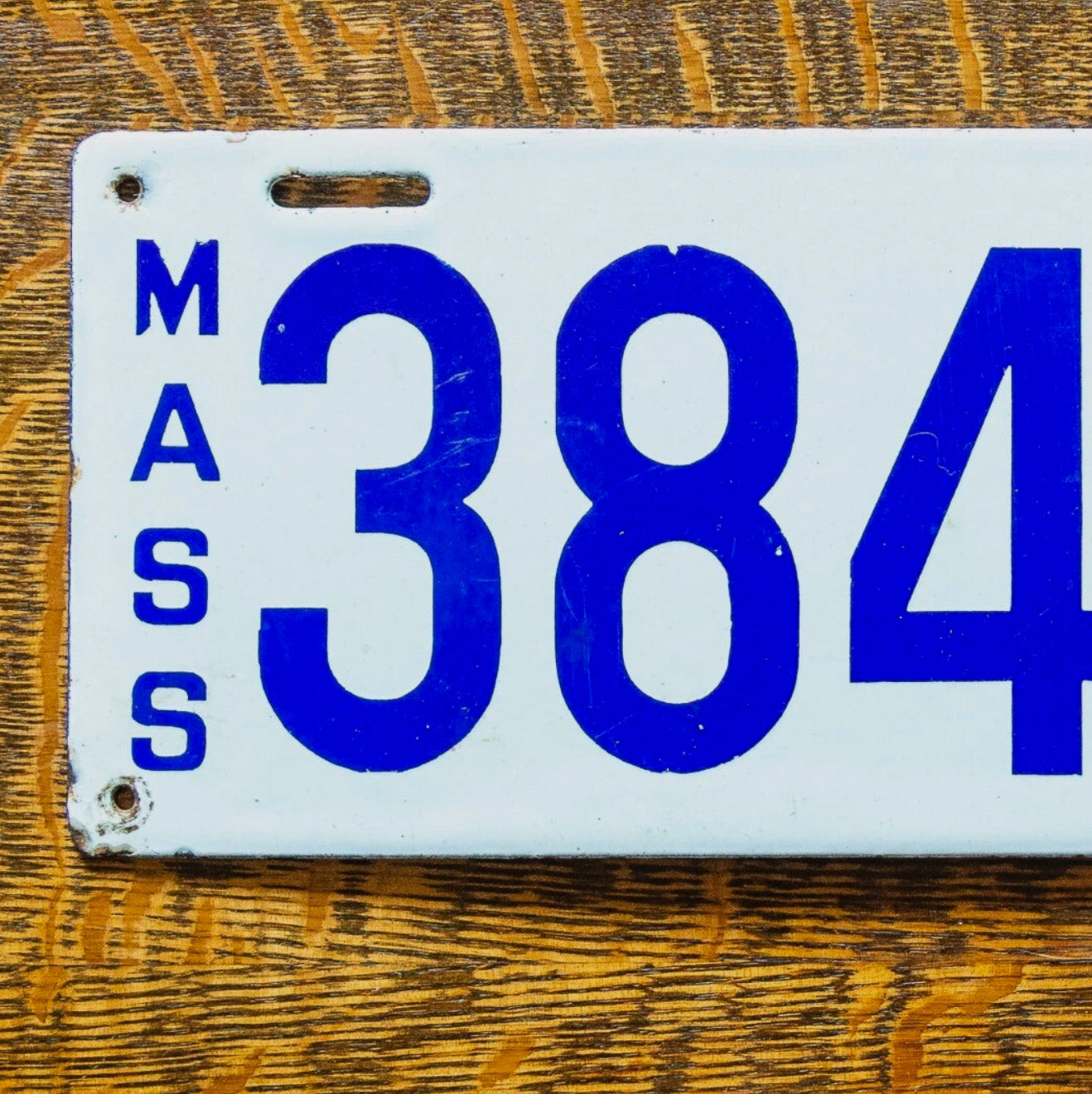 1914 Massachusetts Porcelain License Plate Auto Tag High Quality 38497
