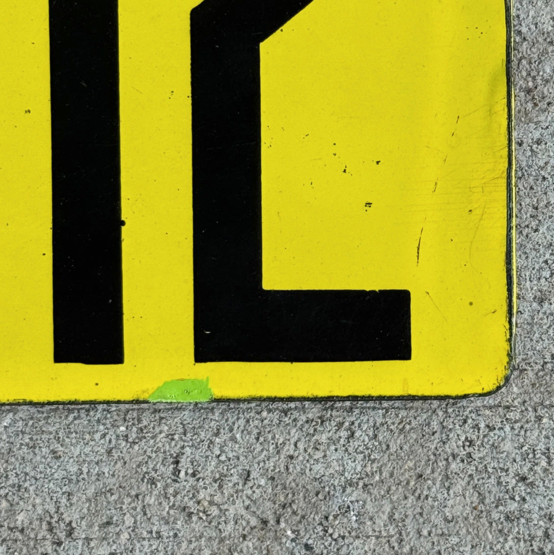 1908 Pennsylvania Porcelain License Plate Auto Tag High Quality Low Number Four Digit 4212