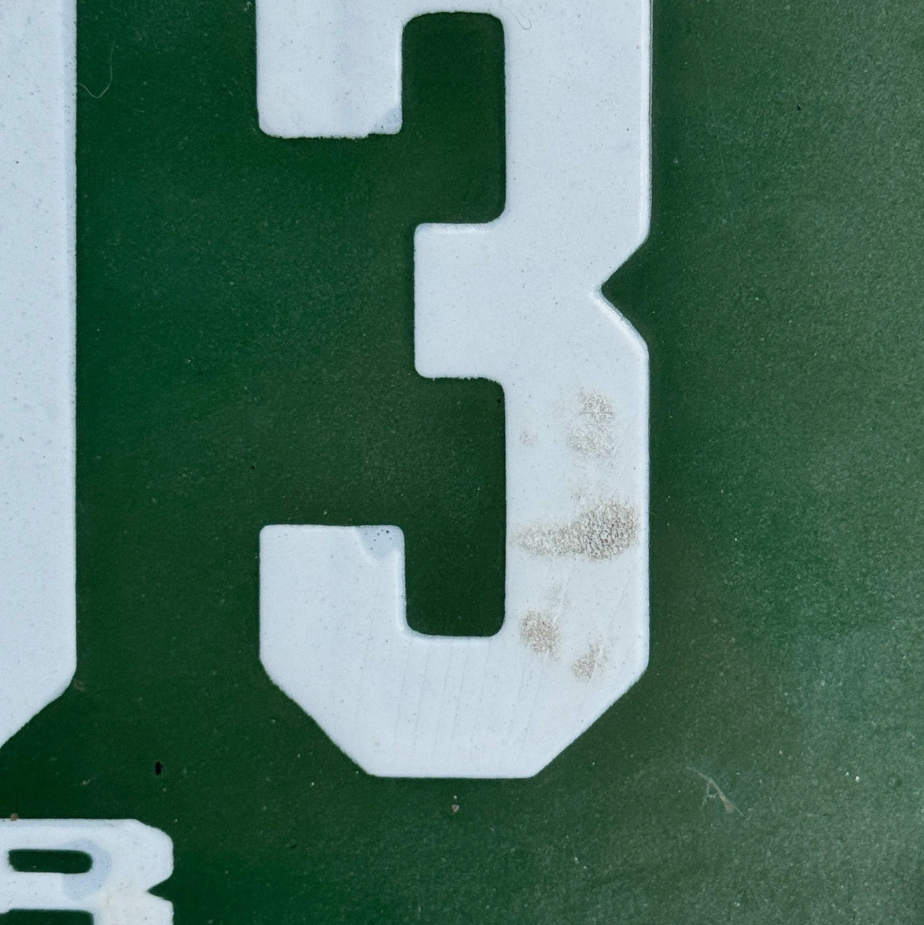 1918 New Hampshire Porcelain License Plate Auto Tag High Quality Low Number Four Digit 7593