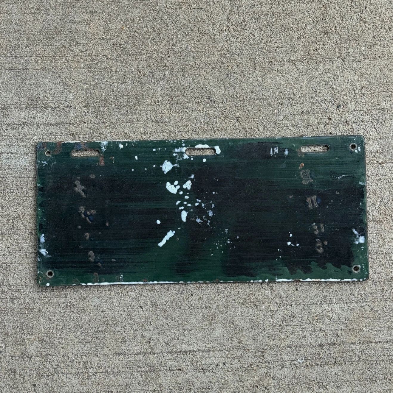 1918 New Hampshire Porcelain License Plate Auto Tag High Quality Low Number Four Digit 7593