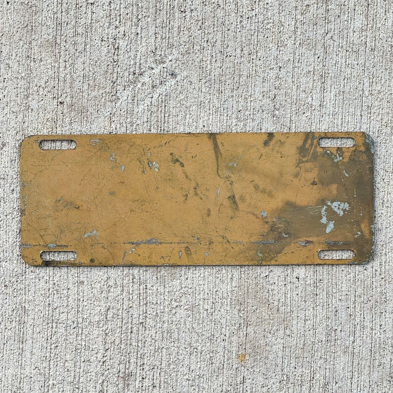 1960 Era West Point New York License Plate Topper Auto Tag Military Army Smaltz Paint 39