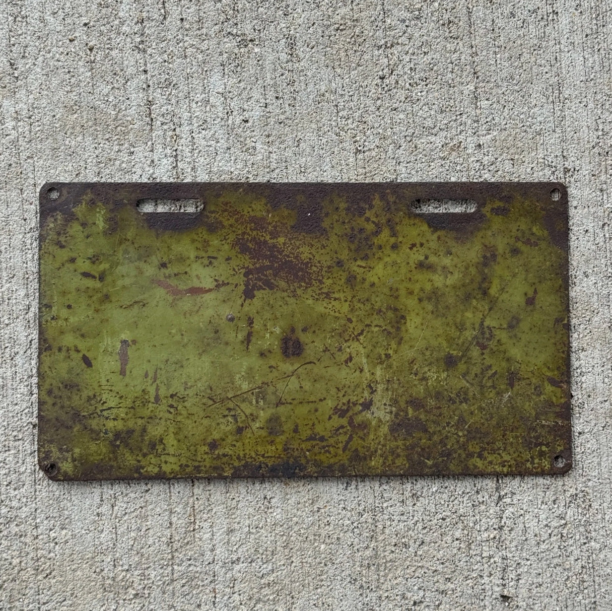 1915 Ohio License Plate Auto Tag Low Number Two Digit 55