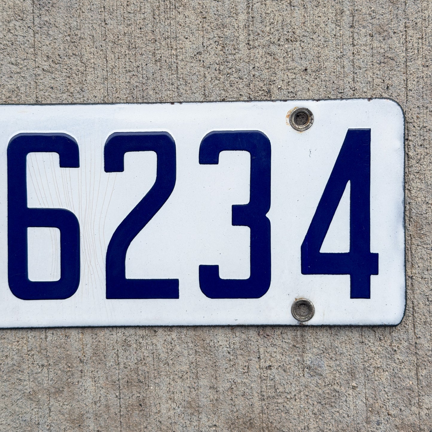 1916 California Porcelain License Plate Auto Tag High Quality 36234