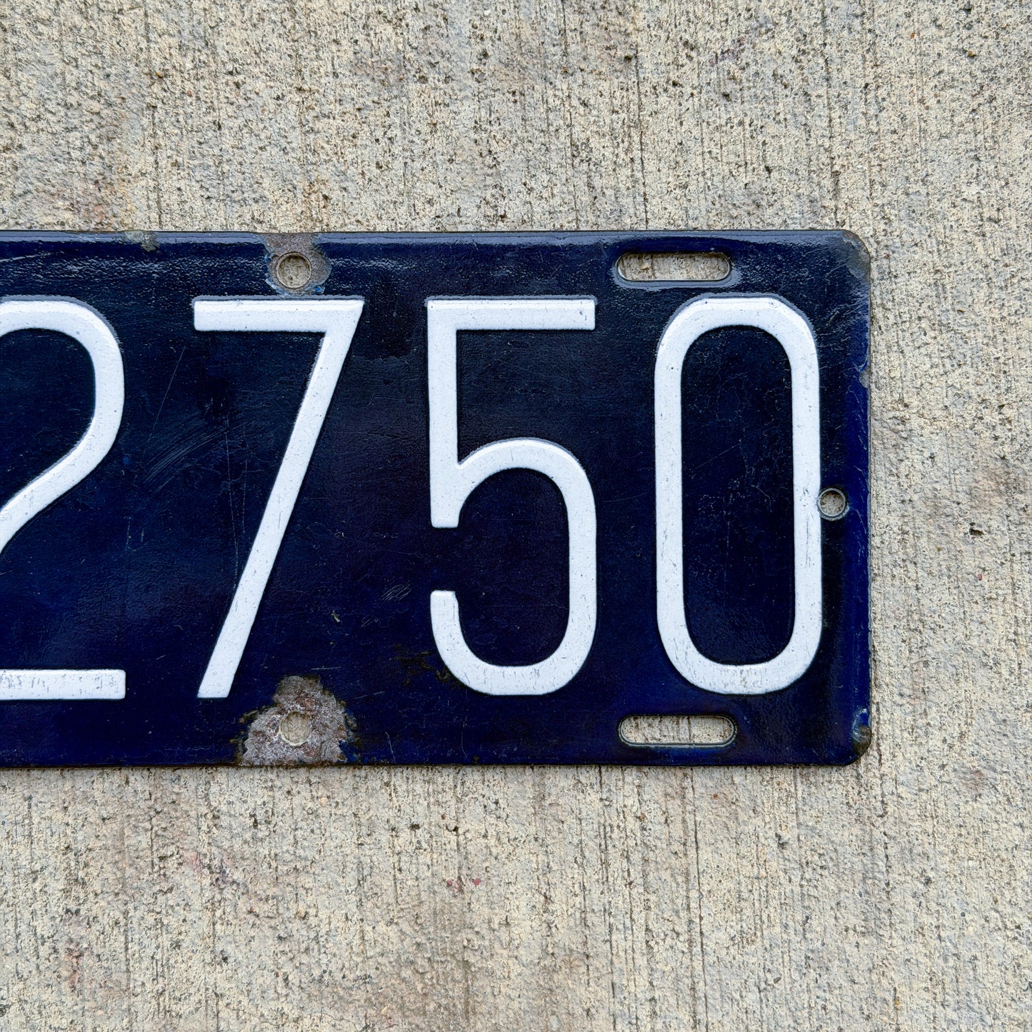 1915 Massachusetts Porcelain Motorcycle License Plate Auto Tag High Quality 2750