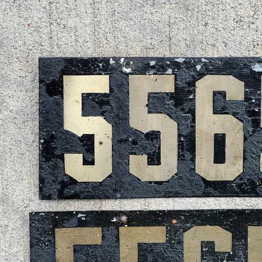 1909 Maryland Prestate License Plate Pair Auto Tag Early 5565