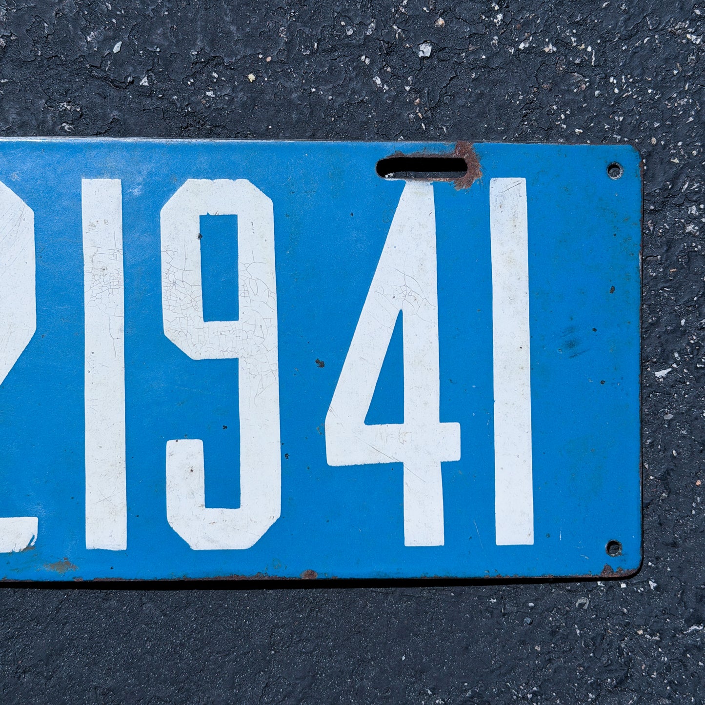 1915 Pennsylvania Porcelain Truck License Plate Auto Tag 4 Star 21941