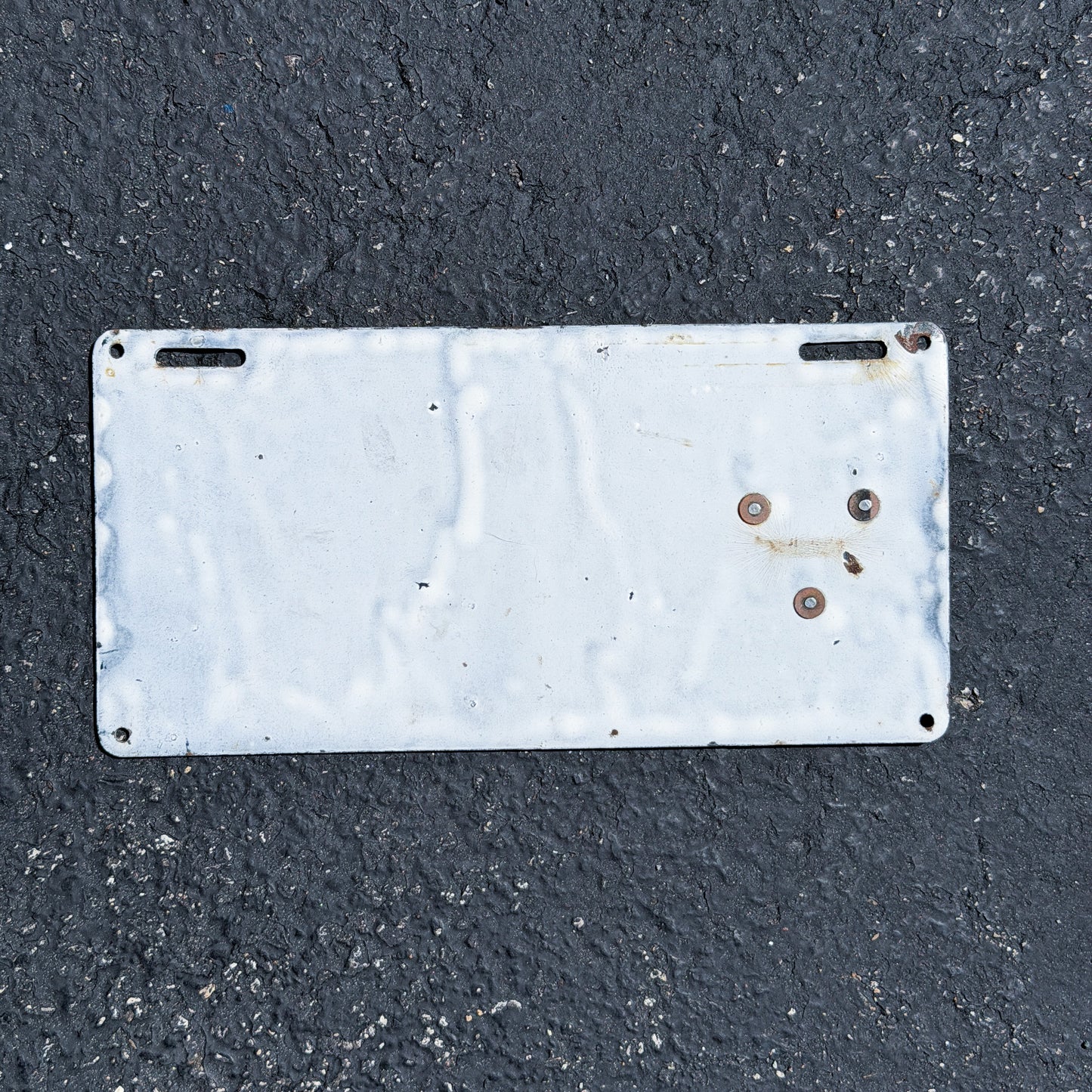 1913 Pennsylvania Porcelain License Plate Auto Tag High Quality Low Number Four Digit 8703