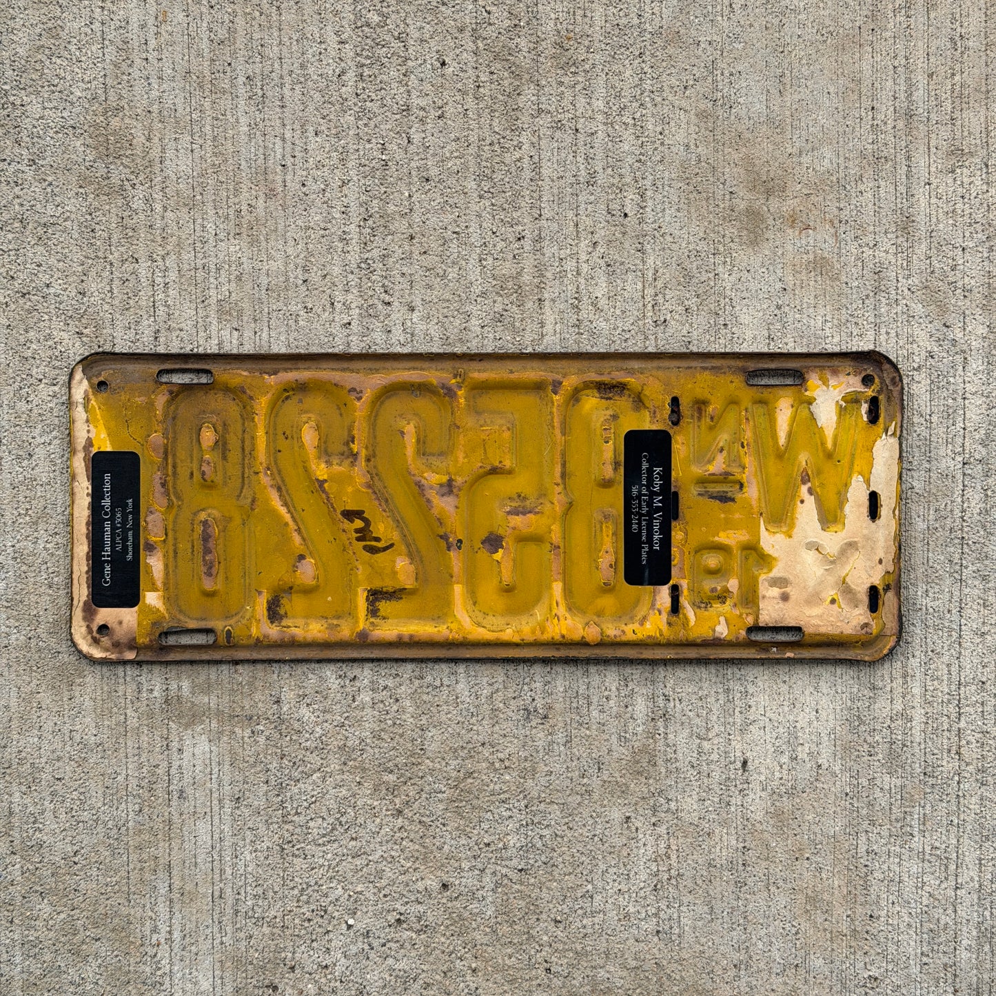 1919 1920 Washington License Plate Auto Tag High Quality Porcelain Tab 85228