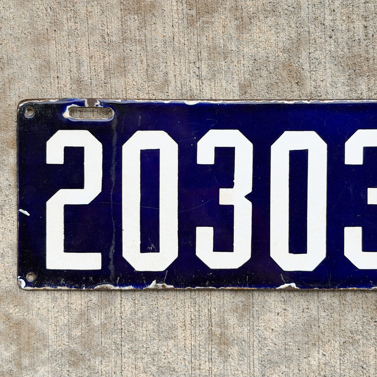 1909 Ohio Porcelain License Plate Auto Tag High Quality 20303