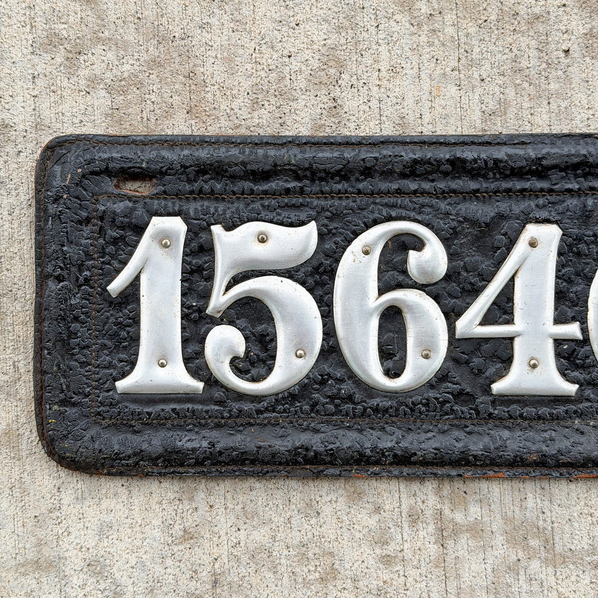 1910 Iowa Prestate License Plate Auto Tag 15640