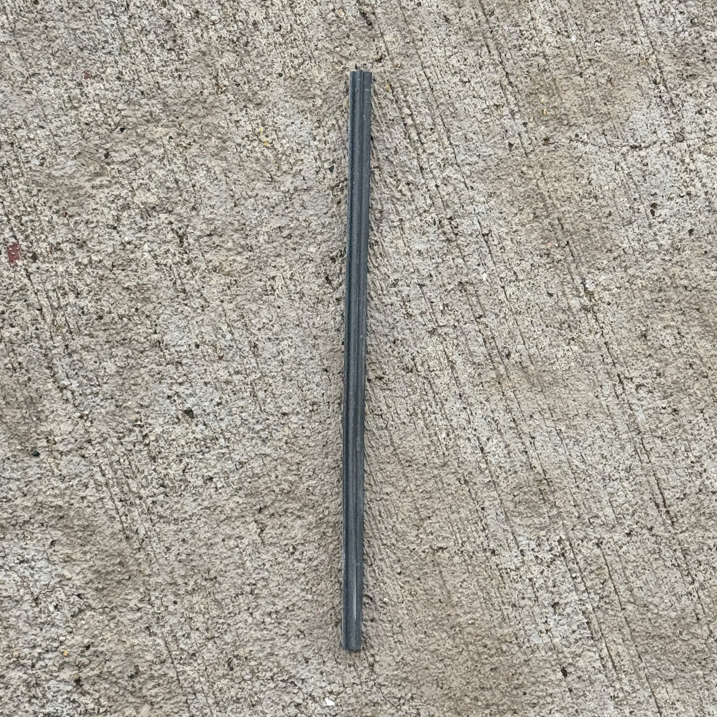 1912 Texas Porcelain Metal Insert Separator Rod for Prestate License Plate Auto Tag Vintage Hard to Find