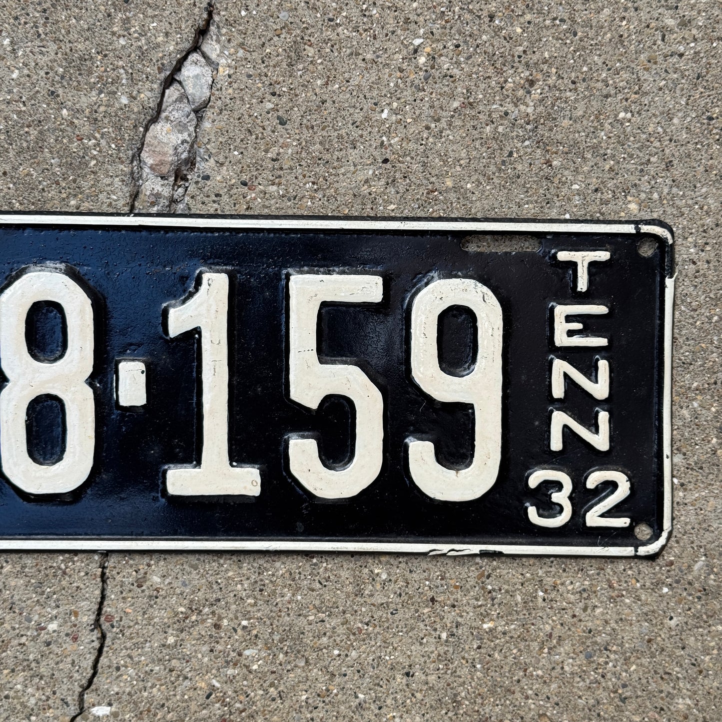 1932 Tennessee License Plate Auto Tag 238 159