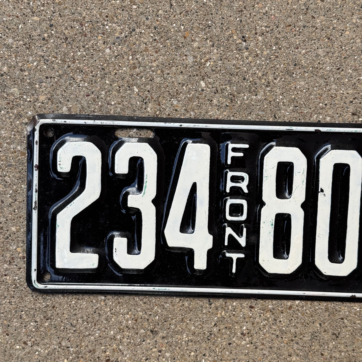 1928 Tennessee License Plate Auto Tag Front 234805