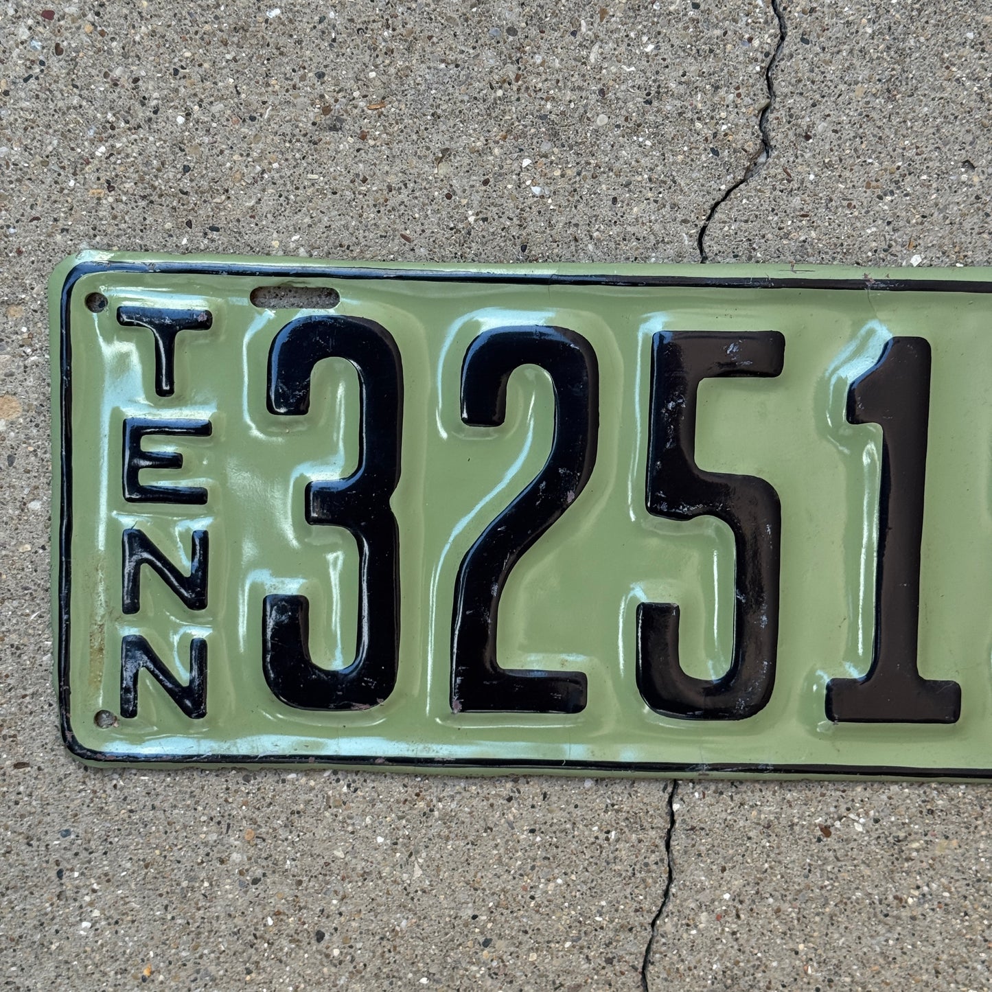 1918 Tennessee License Plate Auto Tag 32515