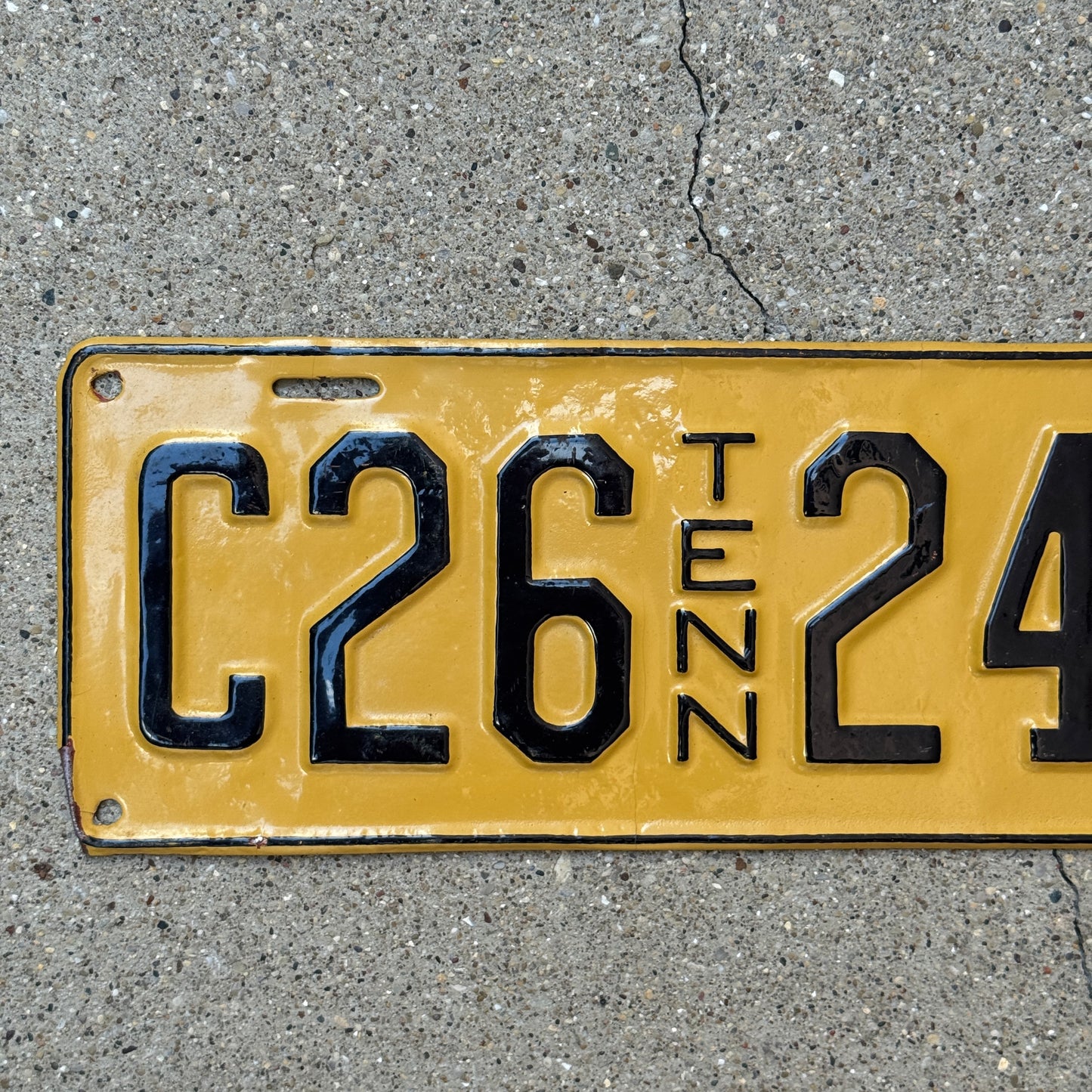 1931 Tennessee Truck License Plate Auto Tag C 26248