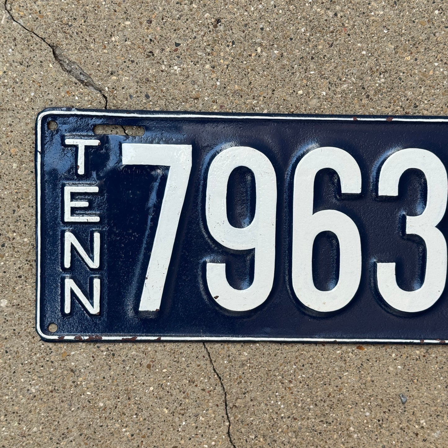 1919 Tennessee License Plate Auto Tag 79635