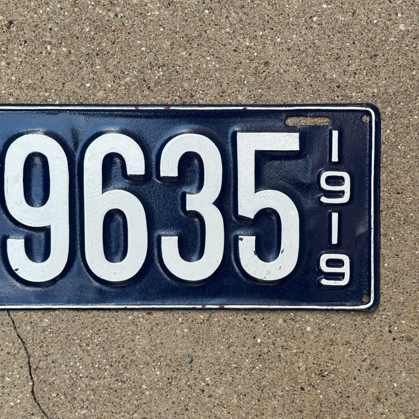 1919 Tennessee License Plate Auto Tag 79635