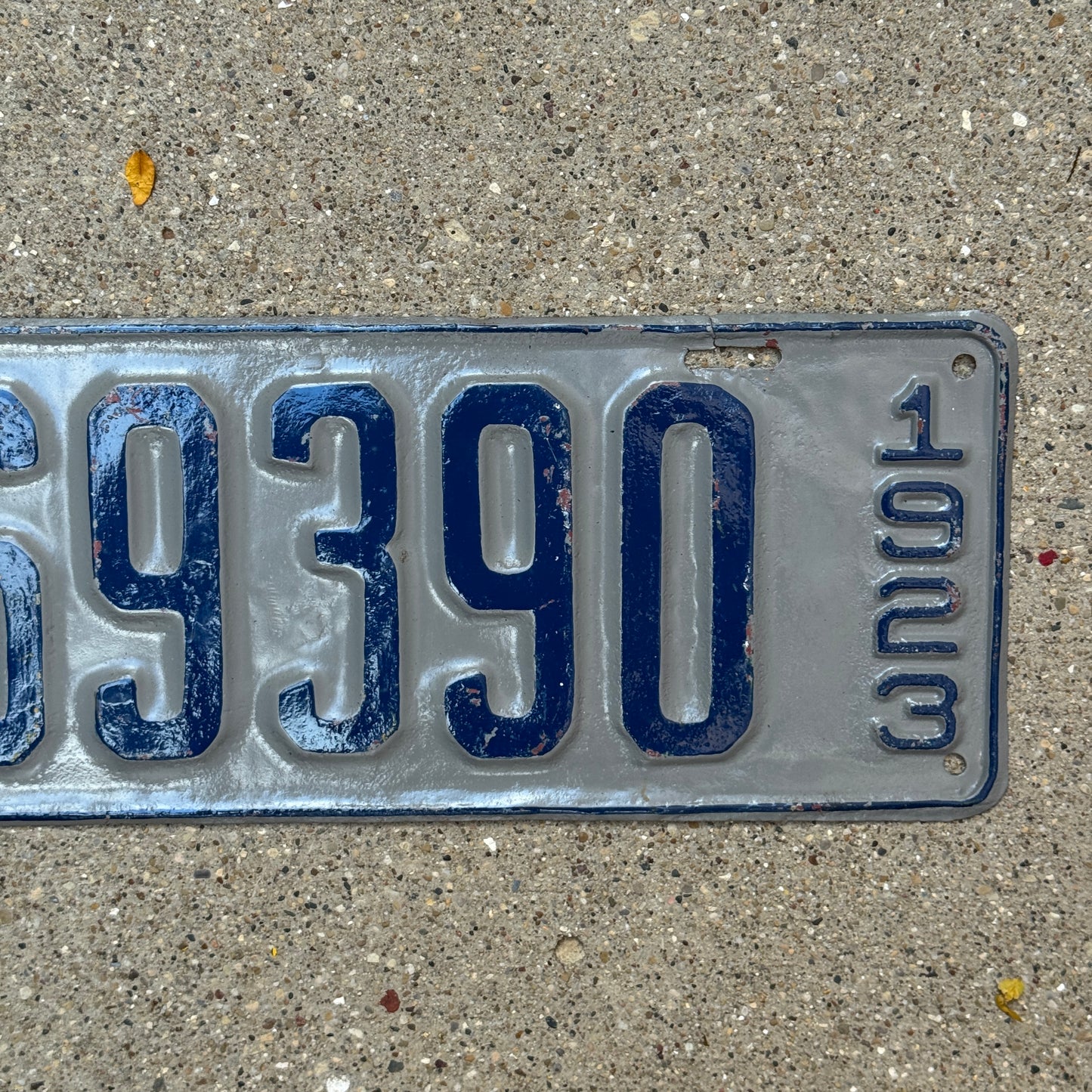 1923 Tennessee License Plate Auto Tag 69390