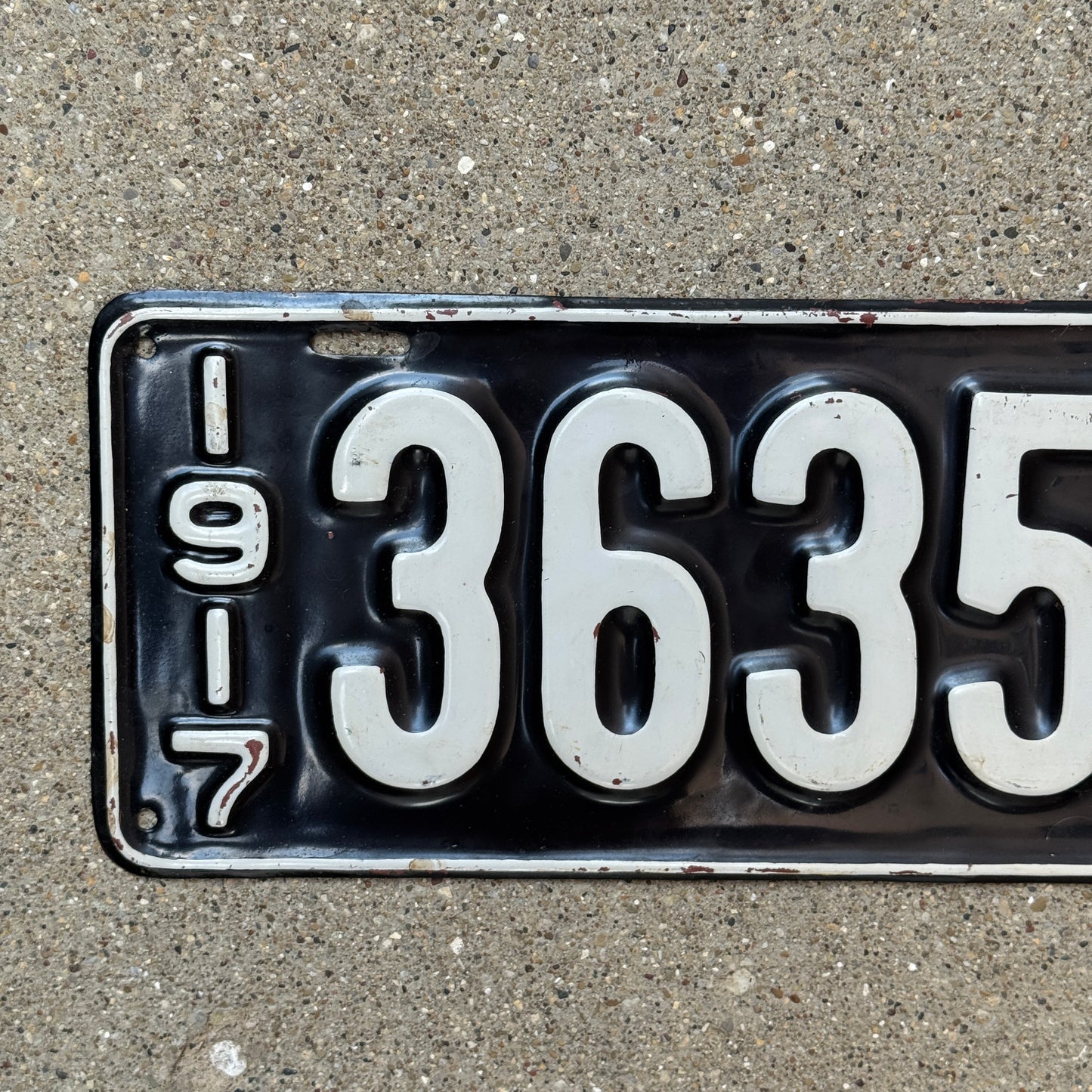 1917 Tennessee License Plate Auto Tag 36353
