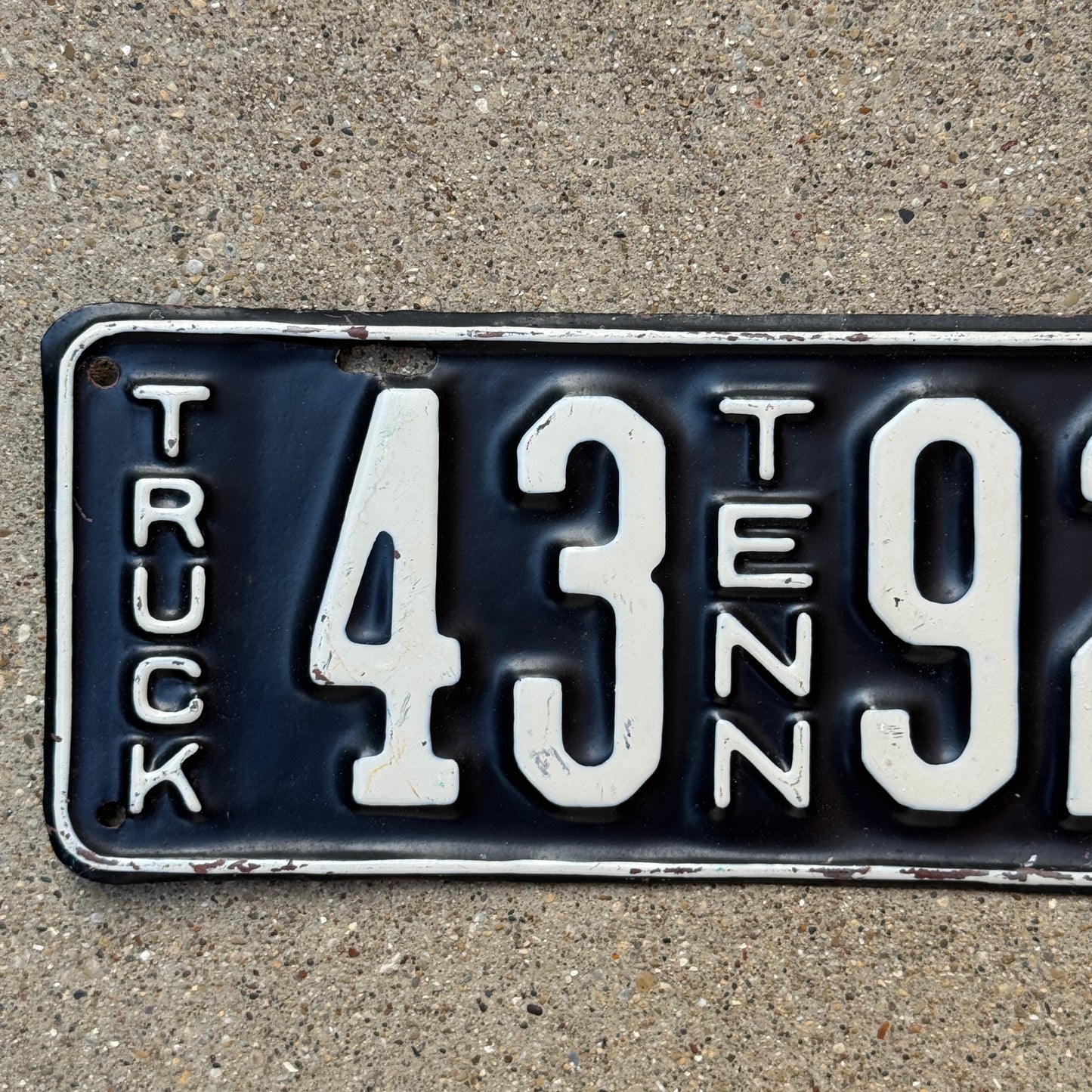 1930 Tennessee Truck License Plate Auto Tag 43 929