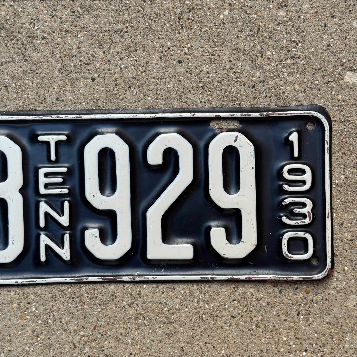 1930 Tennessee Truck License Plate Auto Tag 43 929