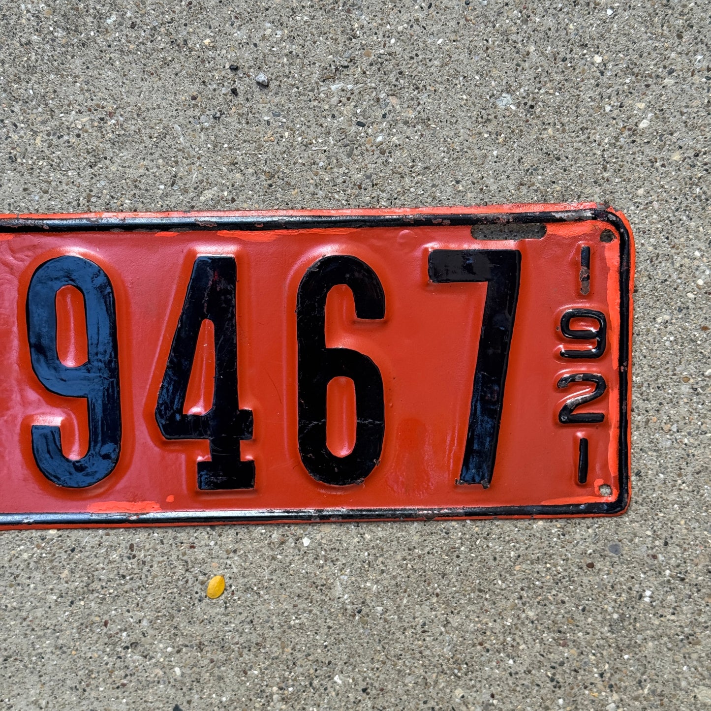 1921 Tennessee License Plate Auto Tag 99467