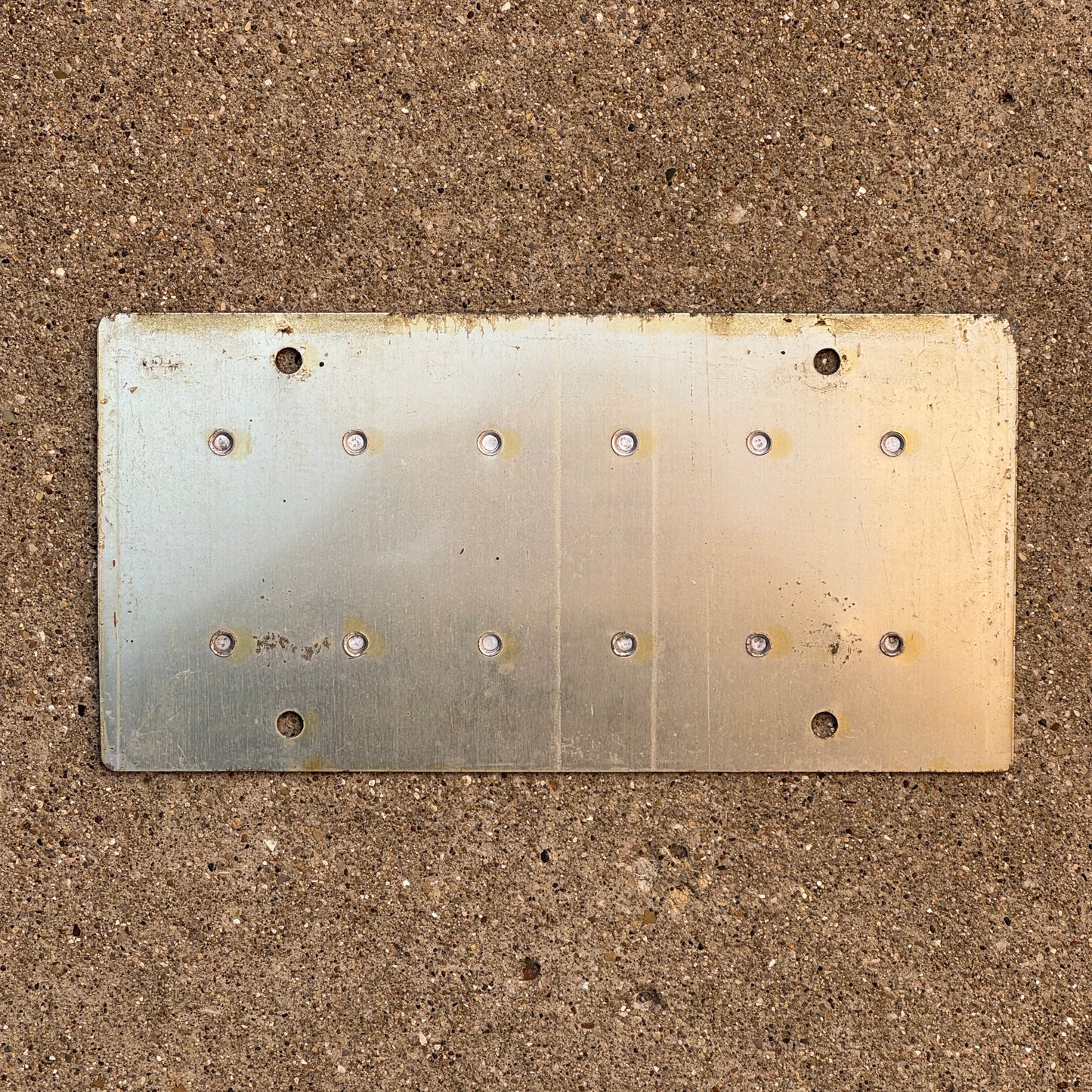 1962 1965 Delaware License Plate Auto Tag Riveted 234209