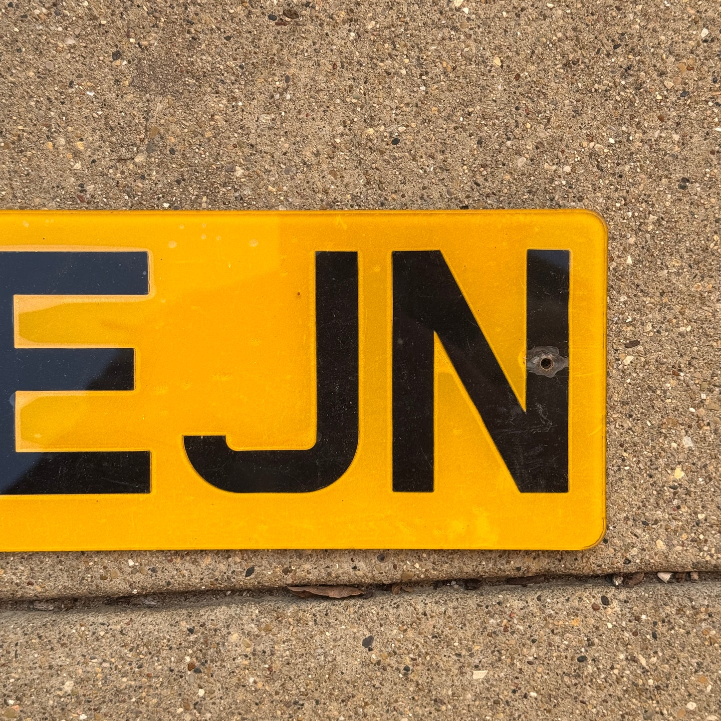 England License Plate Auto Tag Great Britain UK E348 EJN