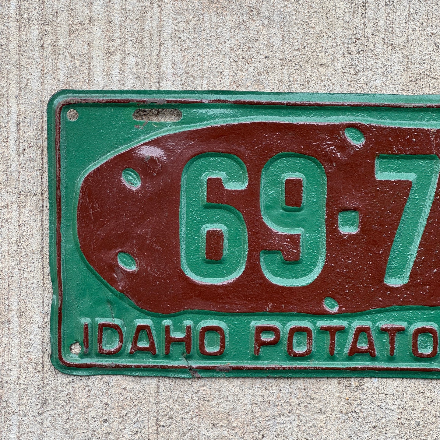 1928 Idaho License Plate Auto Tag Iconic Potato 69 778