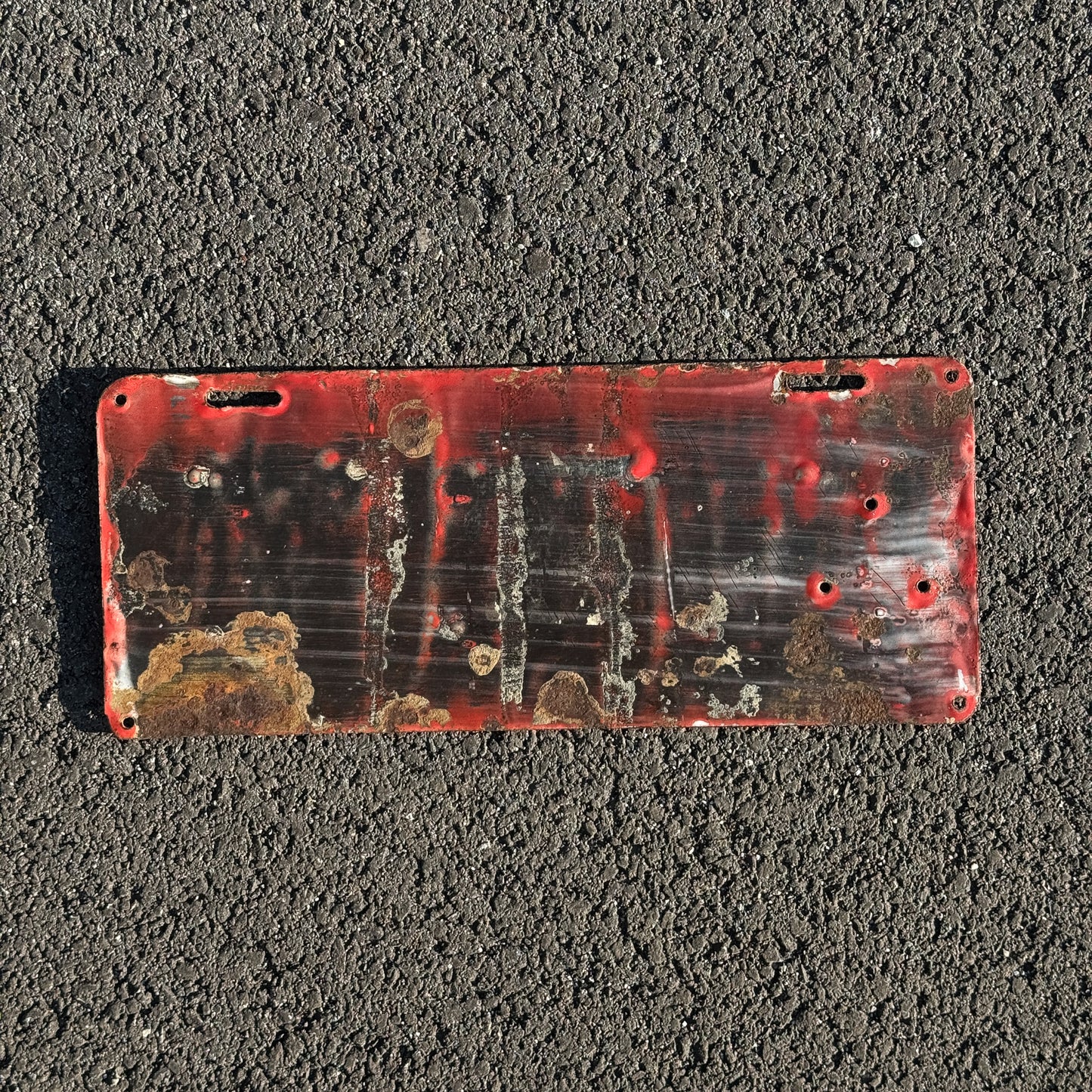 1914 New Jersey Porcelain License Plate Auto Tag 25247