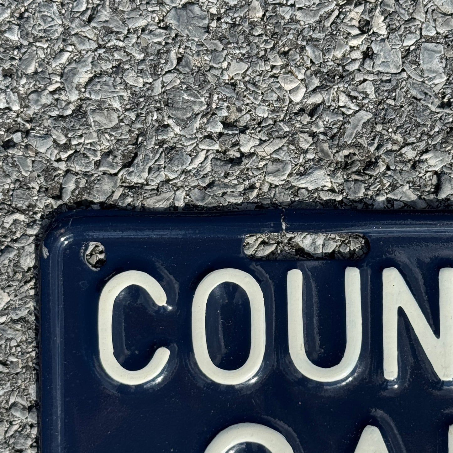 1924 Ohio County Car License Plate Auto Tag 497