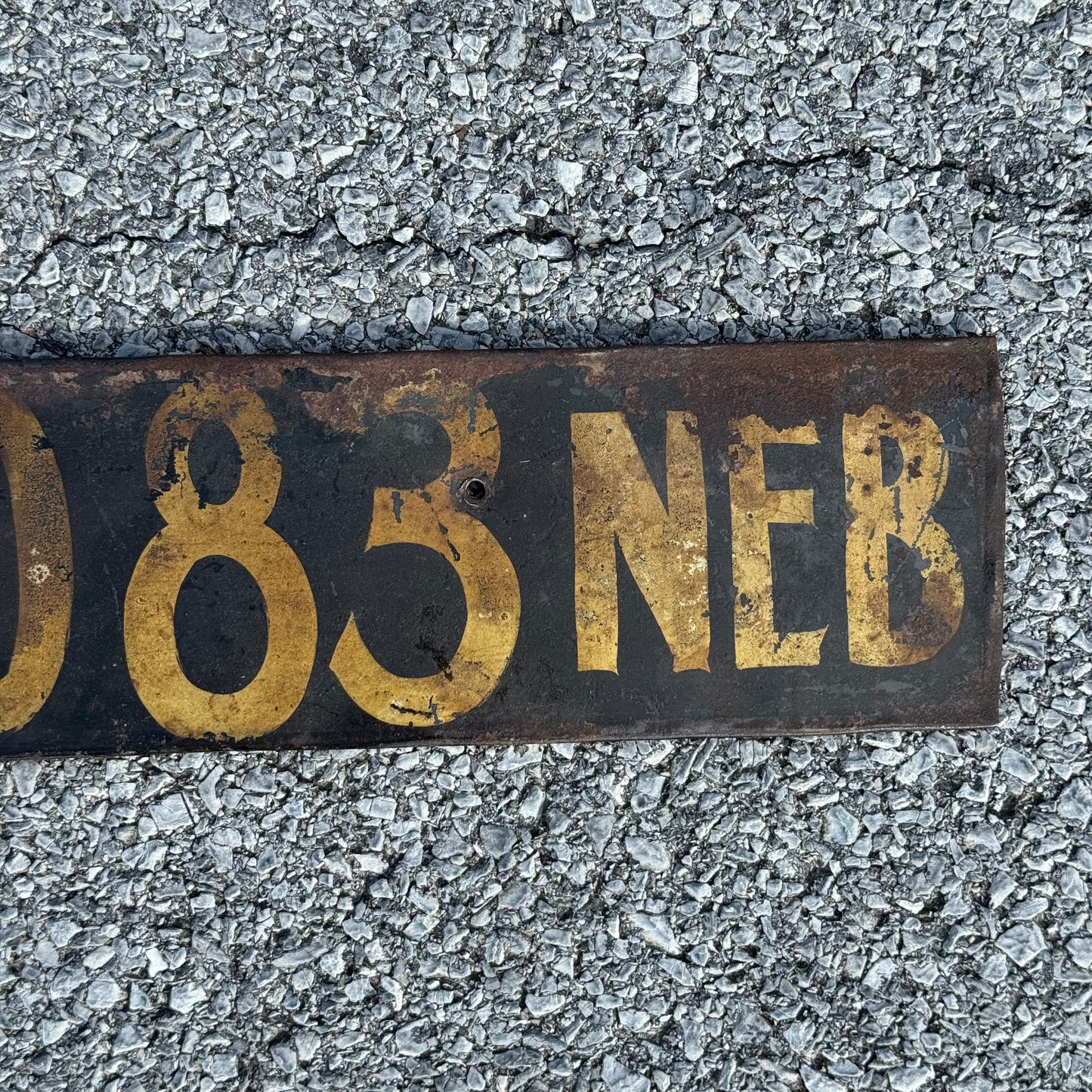 Nebraska Prestate License Plate Auto Tag 51083